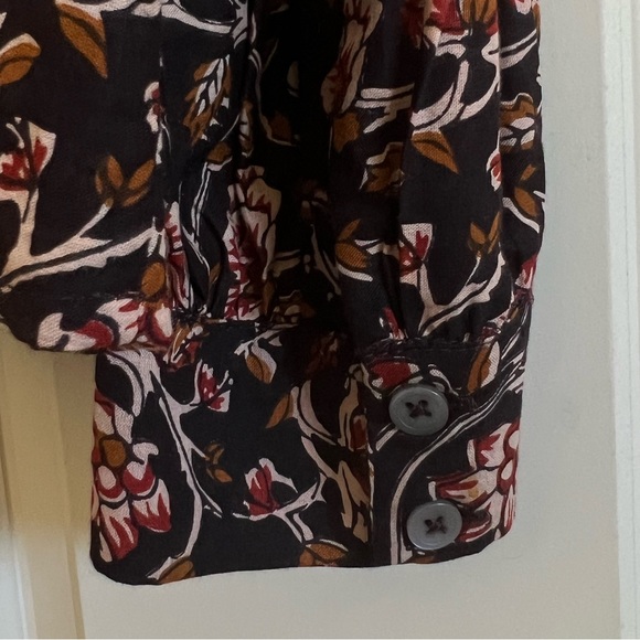 Anthropologie Othilia Sera Floral Ruffled Blouse - Picture 12 of 12